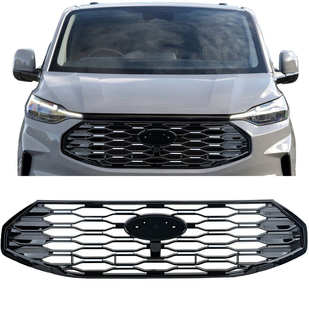 Griil Glans Zwart Chrome Voor Ford Transit Tourneo Custom va