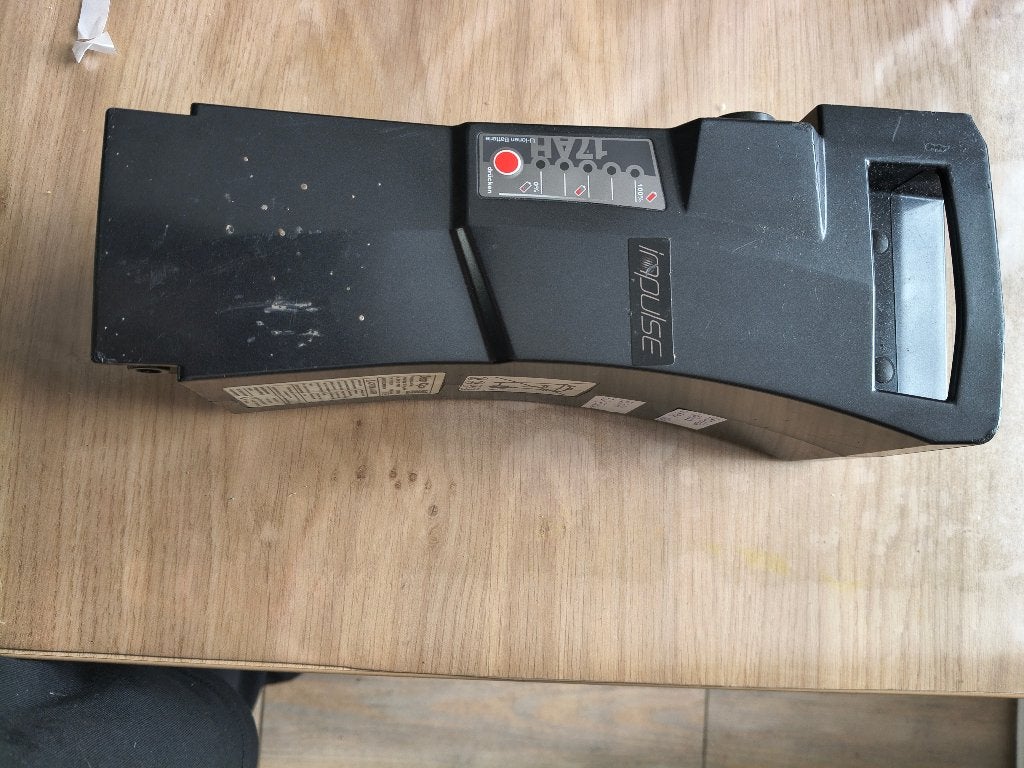 Te koop accu voor een elektrische fiets., Ophalen of Verzenden, Gebruikt