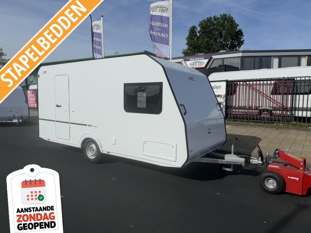 LMC E:dero 470K, 750kg! Leeggewicht, stapelbed! Zondag open, Caravans en Kamperen, Standaardzit, Bedrijf, 750 - 1000 kg, 4 tot 5 meter