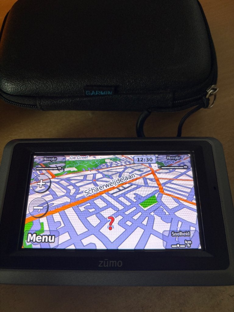 Garmin navigatie, Ophalen, Gebruikt