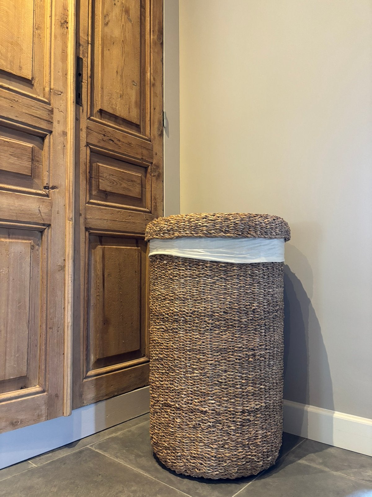 Nieuwe grote rotan zeegras mand XL, Ophalen, Nieuw, Bruin, Natuurlijk materiaal