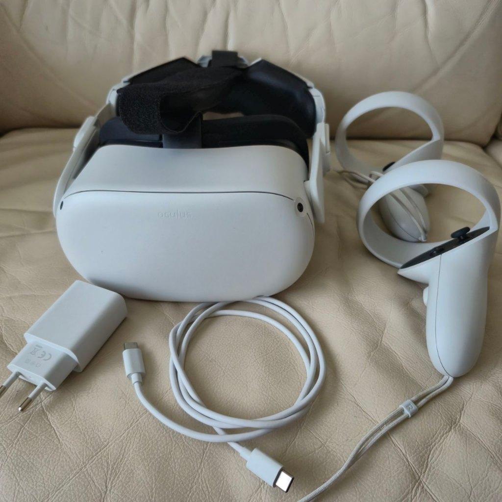Zeer nette meta quest 2, 256 GB TE KOOP, Spelcomputers en Games, Virtual Reality, Zo goed als nieuw, Overige platformen, VR-bril