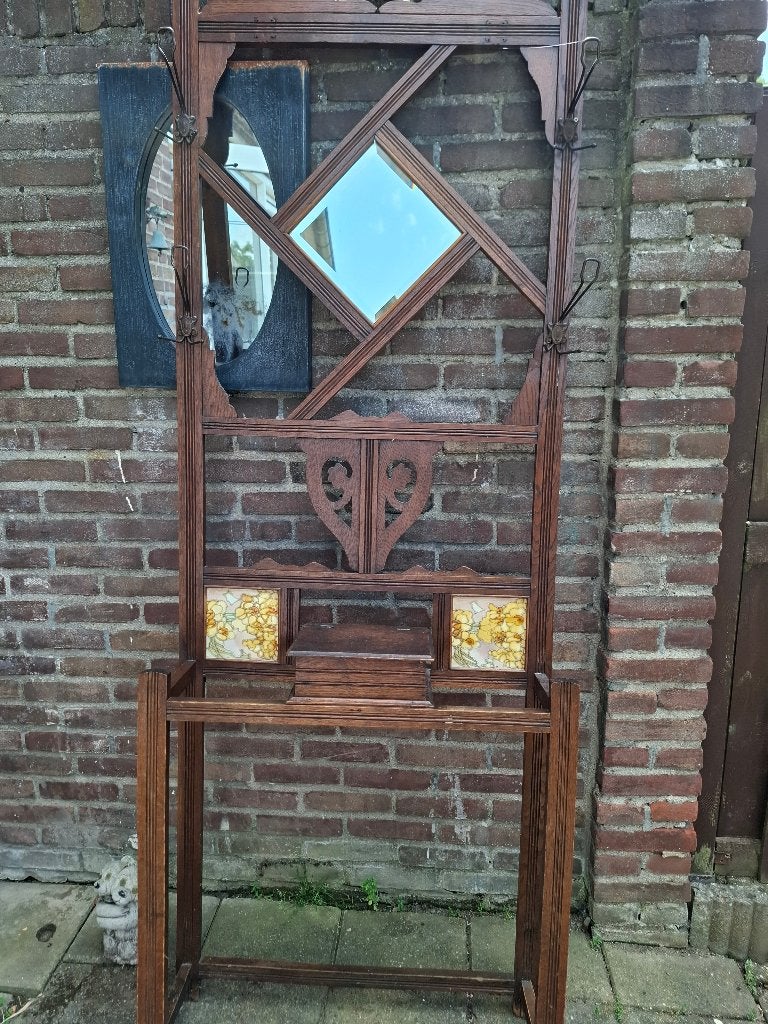 Antieke kapstok, Huis en Inrichting, Woonaccessoires | Kapstokken, Gebruikt, 150 tot 200 cm, Hout, Ophalen