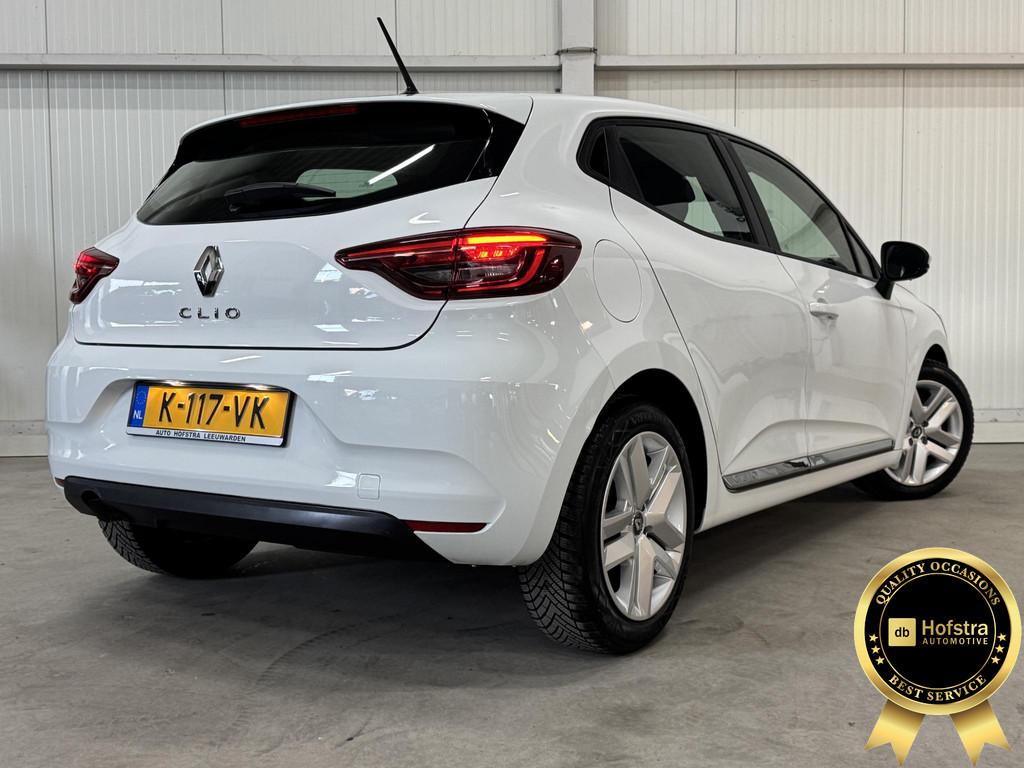 Renault Clio 1.0 TCe Zen LED NAVI CARPLAY AIRCO CRUISE 1STE., Voorwielaandrijving, Stof, Gebruikt, Origineel Nederlands