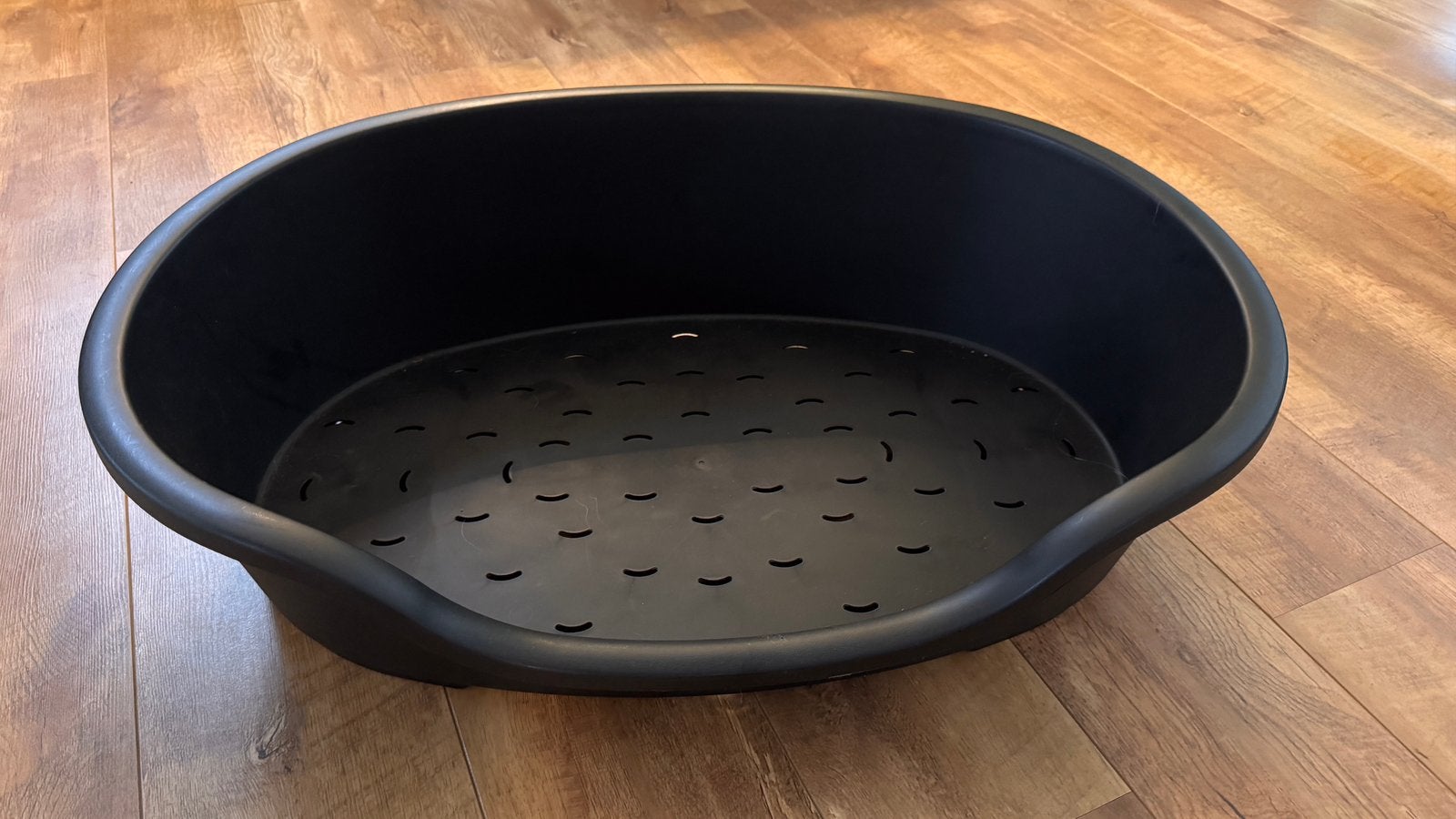 Hondenmand – kunststof mand Ovaal Zwart L 81x51cm, Dieren en Toebehoren, Ophalen, Zo goed als nieuw, Overige