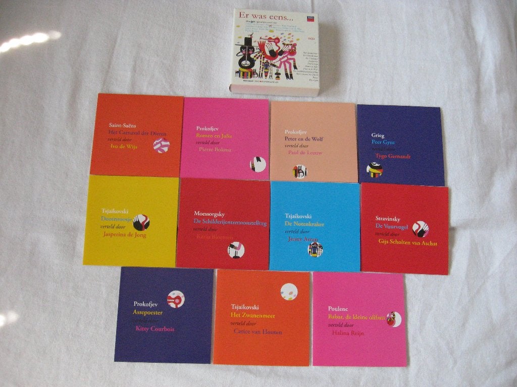 Er was eens..- 11 CD box muzikale sprookjes verteld door...., Ophalen of Verzenden, Diverse auteurs, Cd