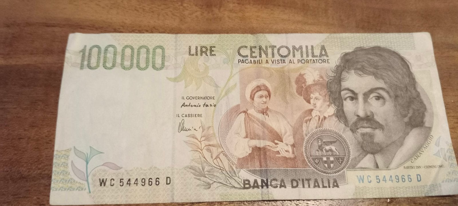 Biljet Italie, Ophalen of Verzenden, Italië, 100 euro