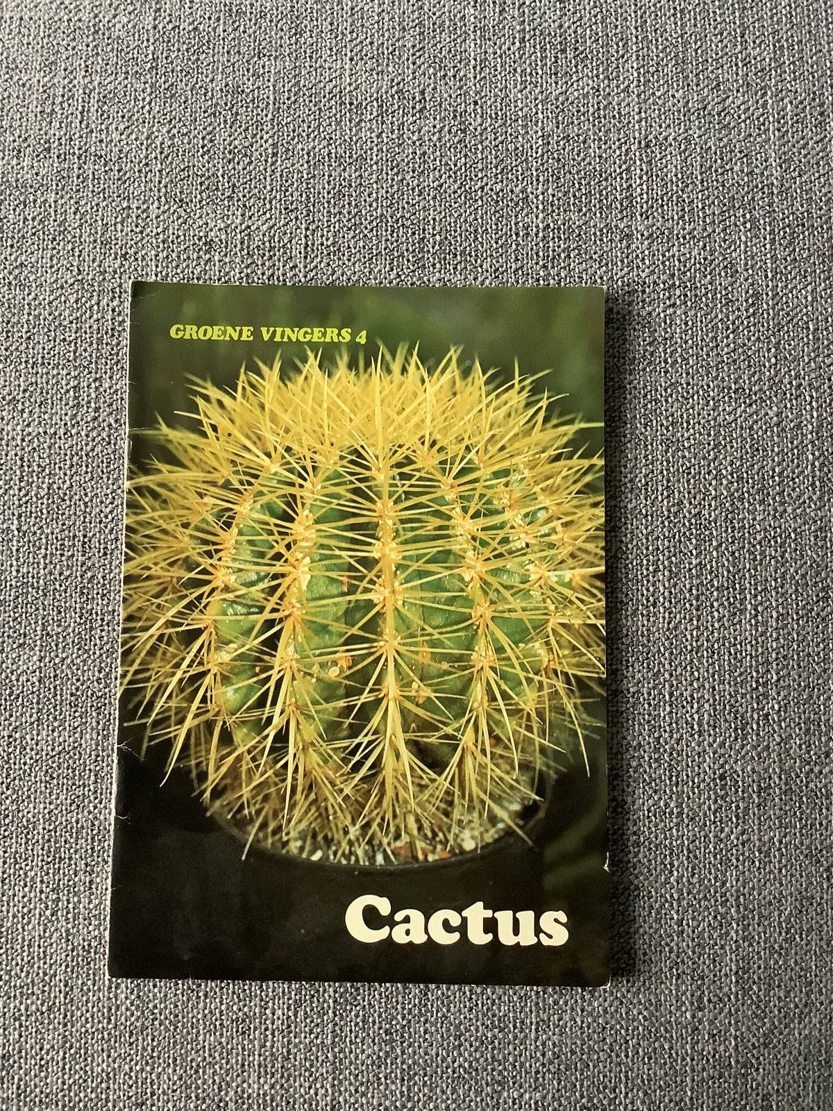 Groene Vingers 4: Cactussen - Verzorging en Kweekgids, Boeken, Ophalen of Verzenden, Gelezen, Bloemen, Planten en Bomen