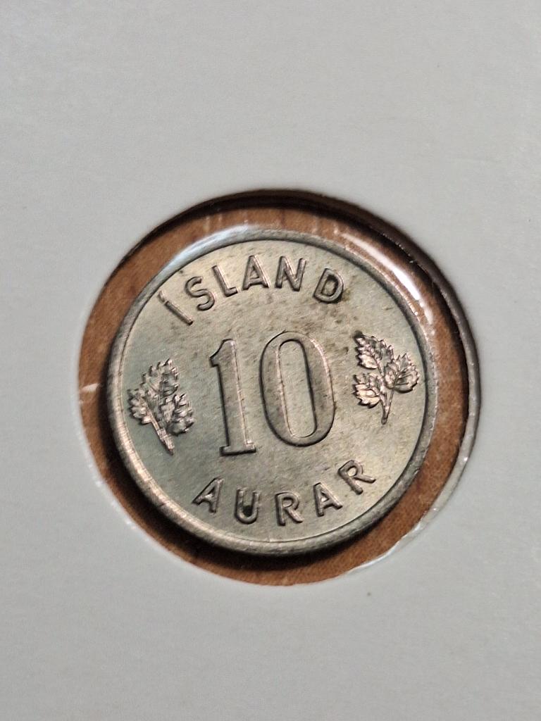 IJSLAND 10 aurar 1969 (#113), Postzegels en Munten, Munten | Europa | Niet-Euromunten, Ophalen of Verzenden, Overige landen, Losse munt