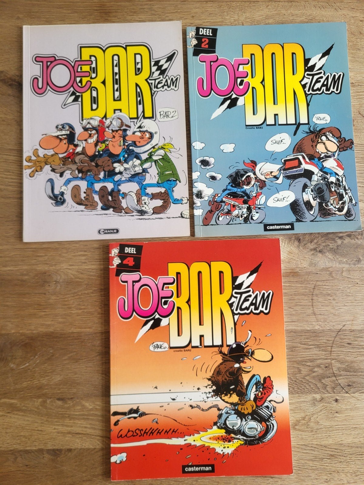 Joe Bar Team - Deel 1, 2 en 4 - Softcover, Ophalen of Verzenden