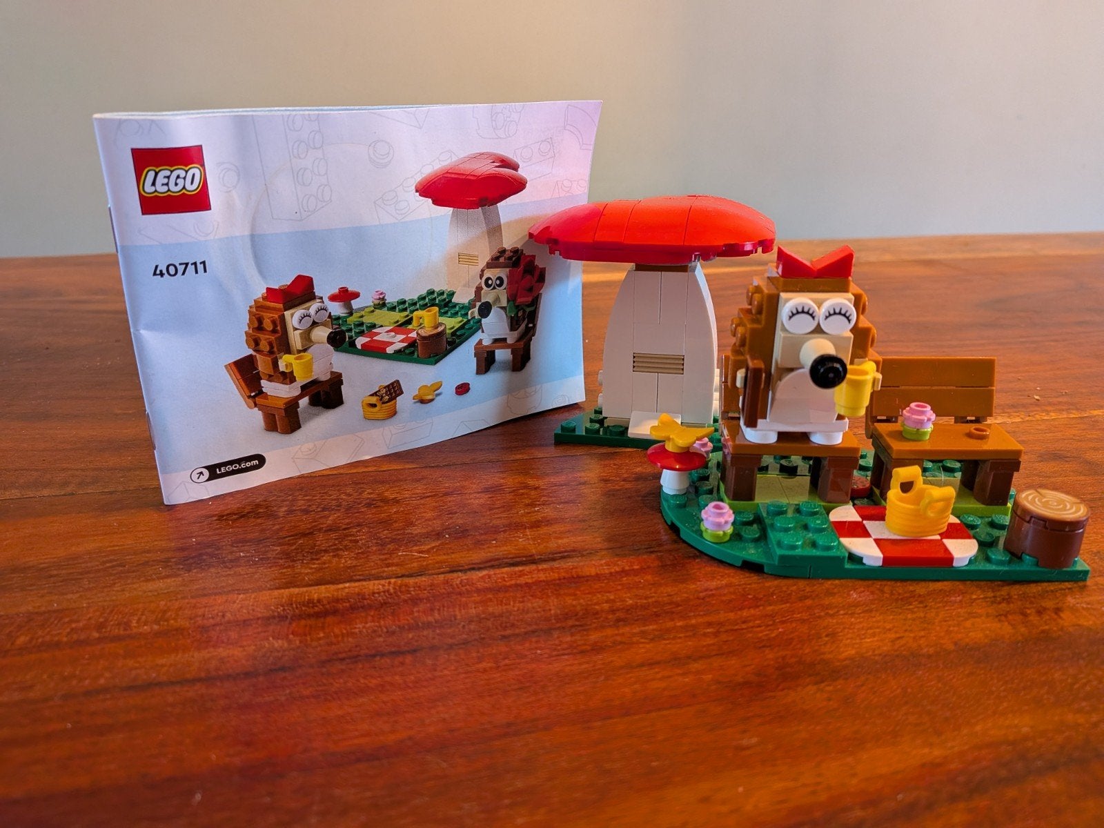 Lego 40711 Egel Picknick - Incompleet, Ophalen of Verzenden, Gebruikt