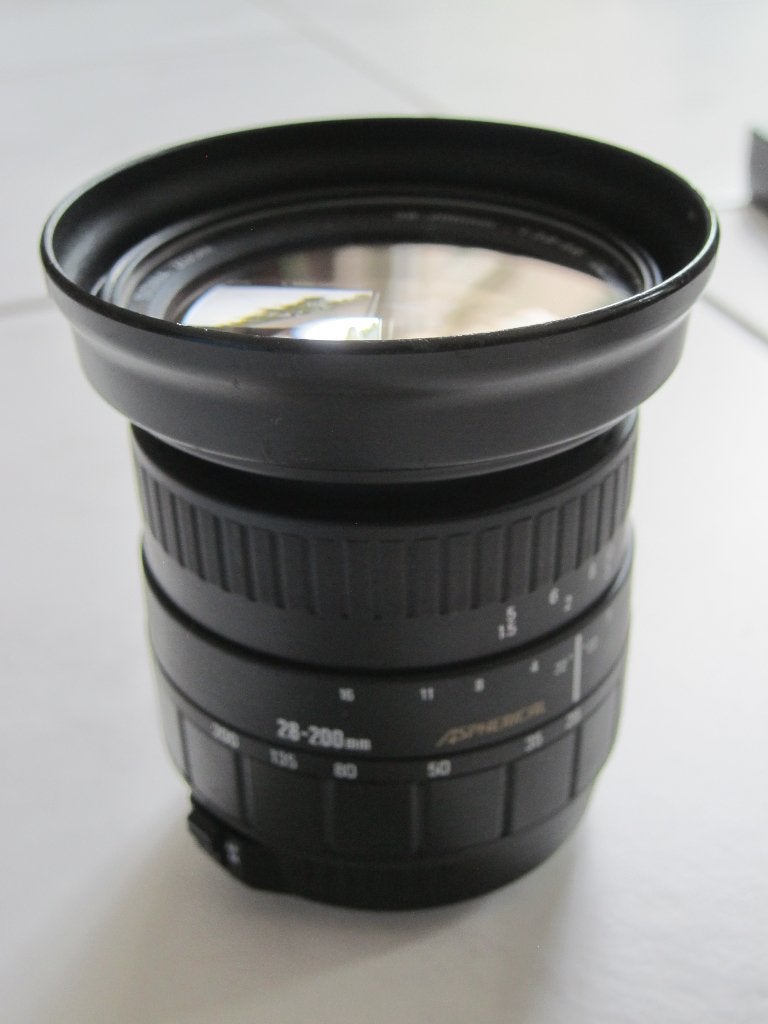 Sigma zoomlens 28-200mm voor Canon EOS camera, Ophalen, Gebruikt, Sigma, Telelens