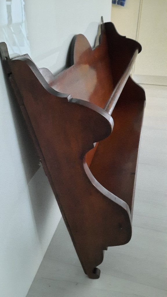 Antieke houten wandplank / boekenrek, Antiek en Kunst, Ophalen