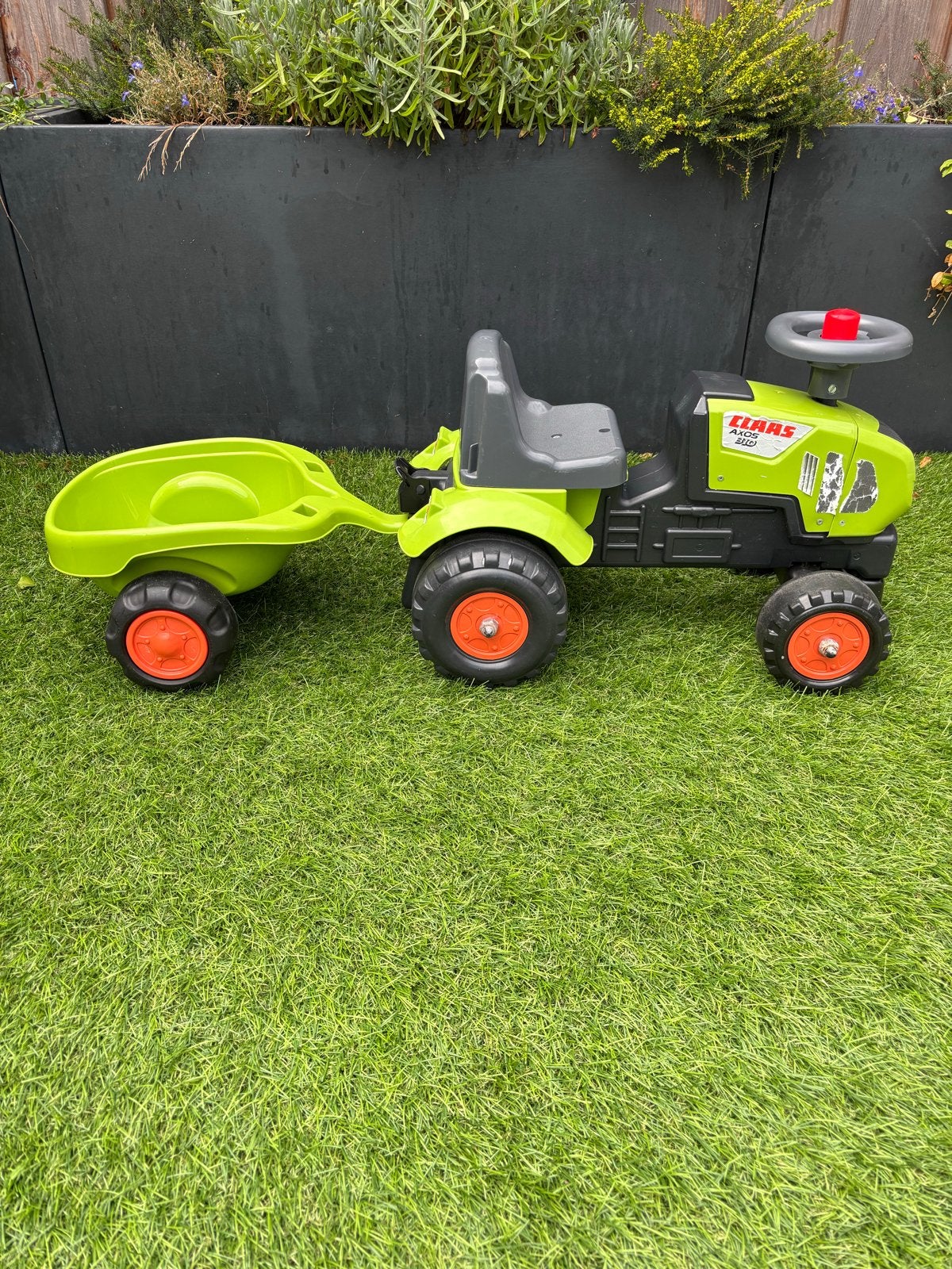 Looptractor met aanhanger, Ophalen of Verzenden, Zo goed als nieuw, Loopvoertuig