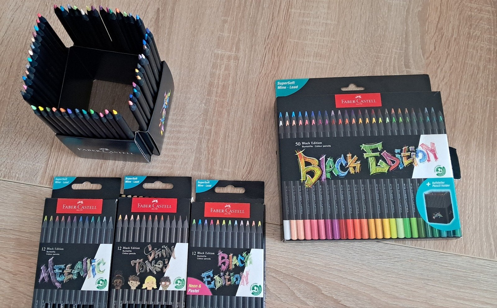 86 Faber Castell Black Edition Kleurpotloden Set (86 stuks), Ophalen, Zo goed als nieuw, Potlood of Stift