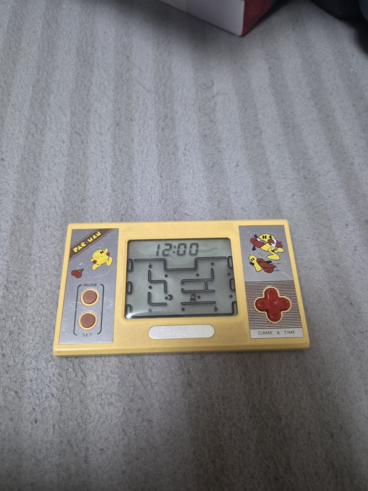 Vintage Pac-Man Game & Time handheld game, Ophalen of Verzenden, Gebruikt