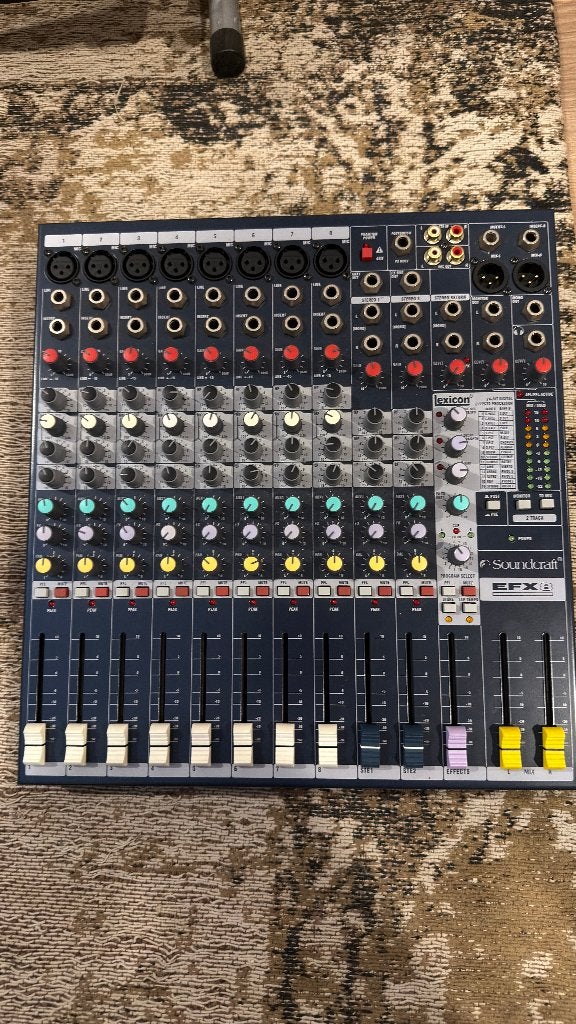 Souncraft FX8 + Powerdynamics mengtafel, Ophalen, Gebruikt, 10 tot 20 kanalen