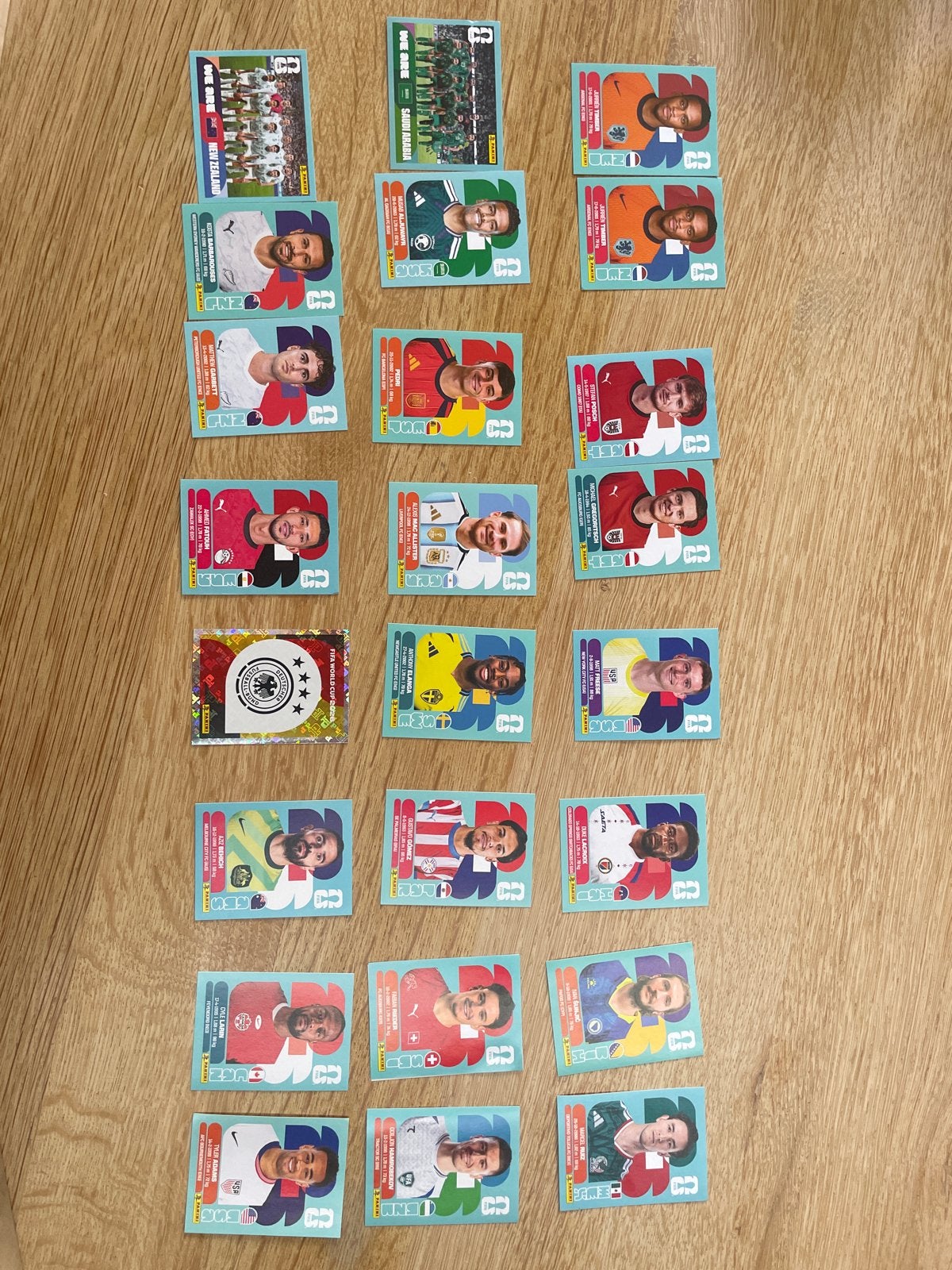 Panini WK 2026 Voetbalplaatjes - Diverse Spelers, Verzamelen, Ophalen of Verzenden, Gebruikt, Overige sporten, Poster, Plaatje of Sticker