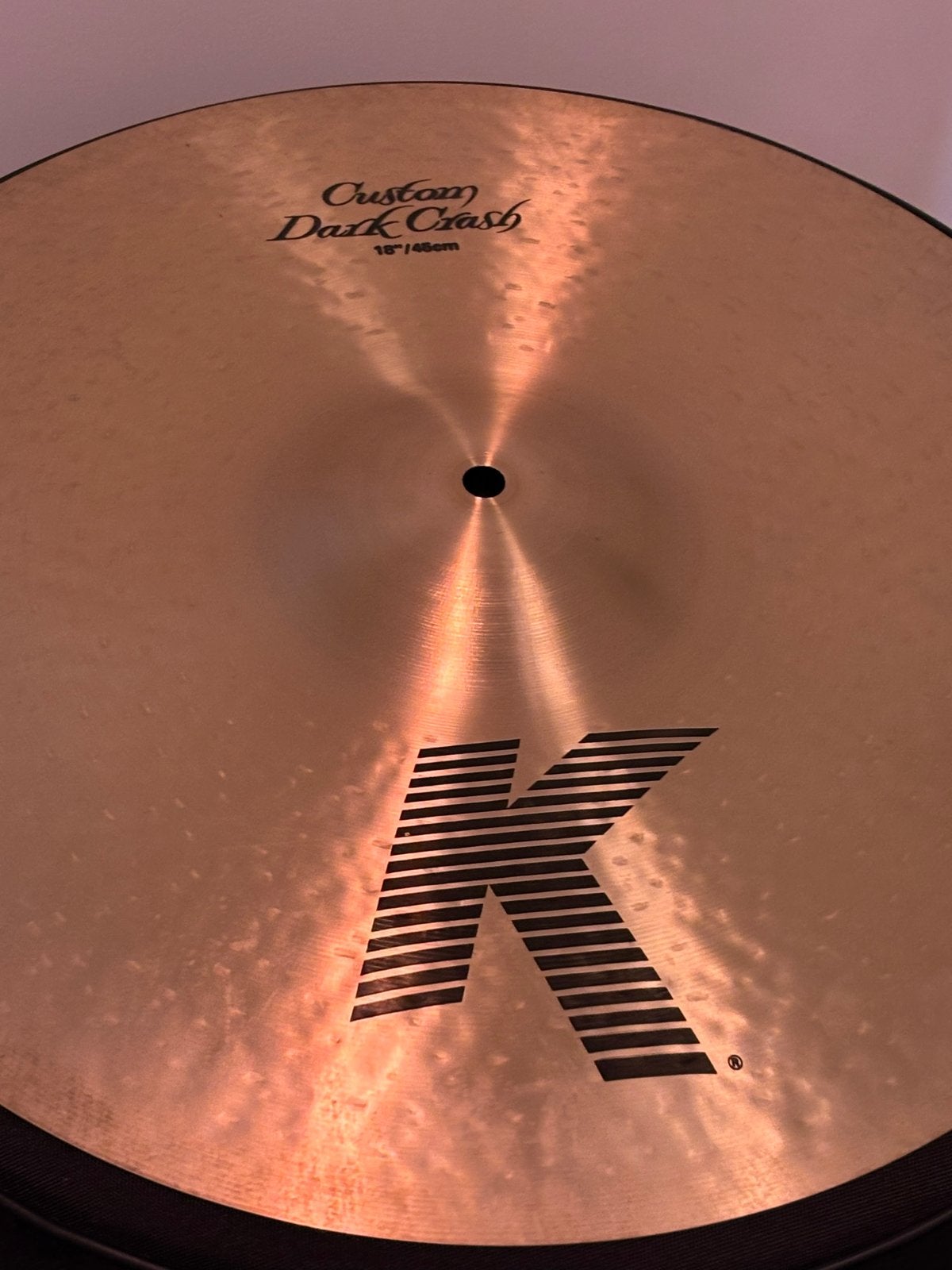 Zildjian 18" K Custom Dark Crash Cimbaal, Ophalen of Verzenden, Zo goed als nieuw, Overige merken
