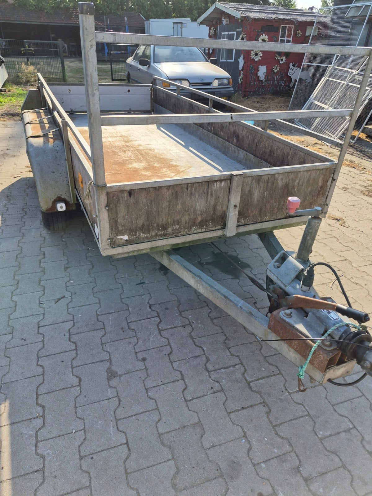 Tandemasser  zo binnen gekomen, Ophalen