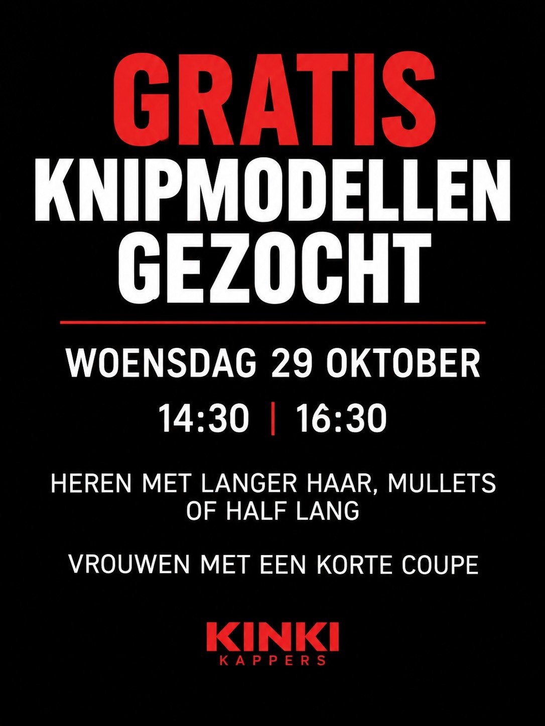 Ervaren kapper zoekt model, Vacatures, Overige niveaus, Starter, Overige vormen