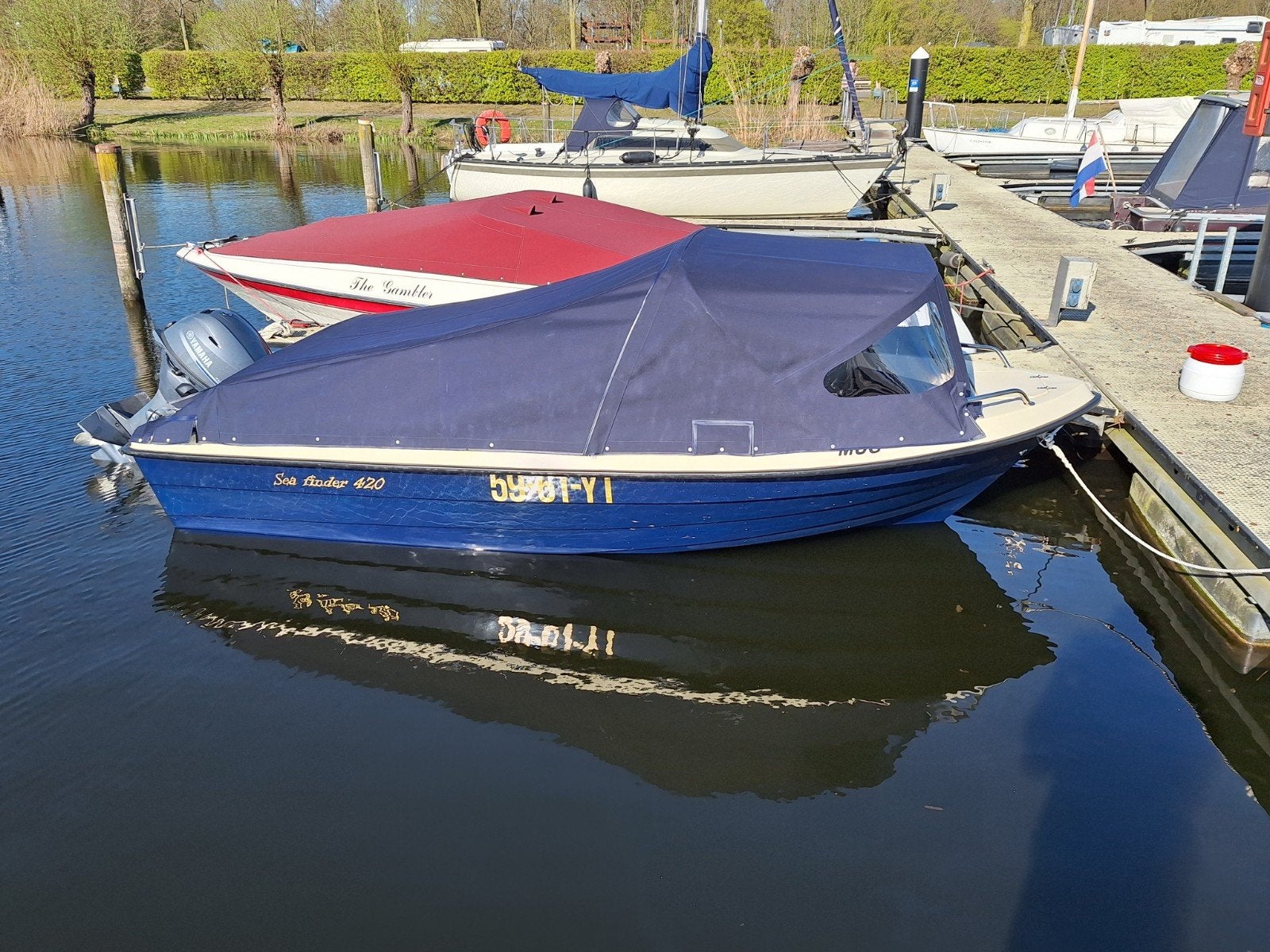 sloep (sea finder 4.20), Watersport en Boten, Overige merken, Rondzit, Ophalen of Verzenden, Zo goed als nieuw