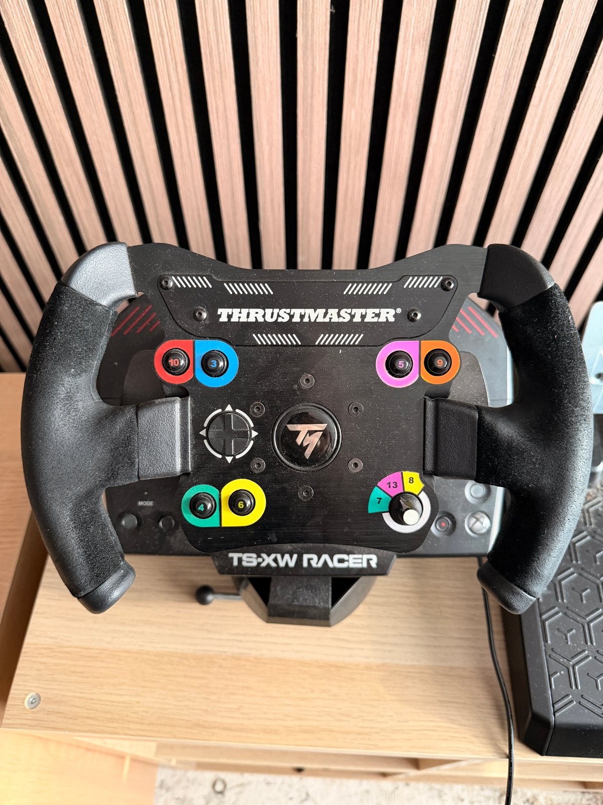Thrustmaster TS-XW Racer racestuur met pedalen, Spelcomputers en Games, Spelcomputers | Overige Accessoires, Gebruikt, Racestuur