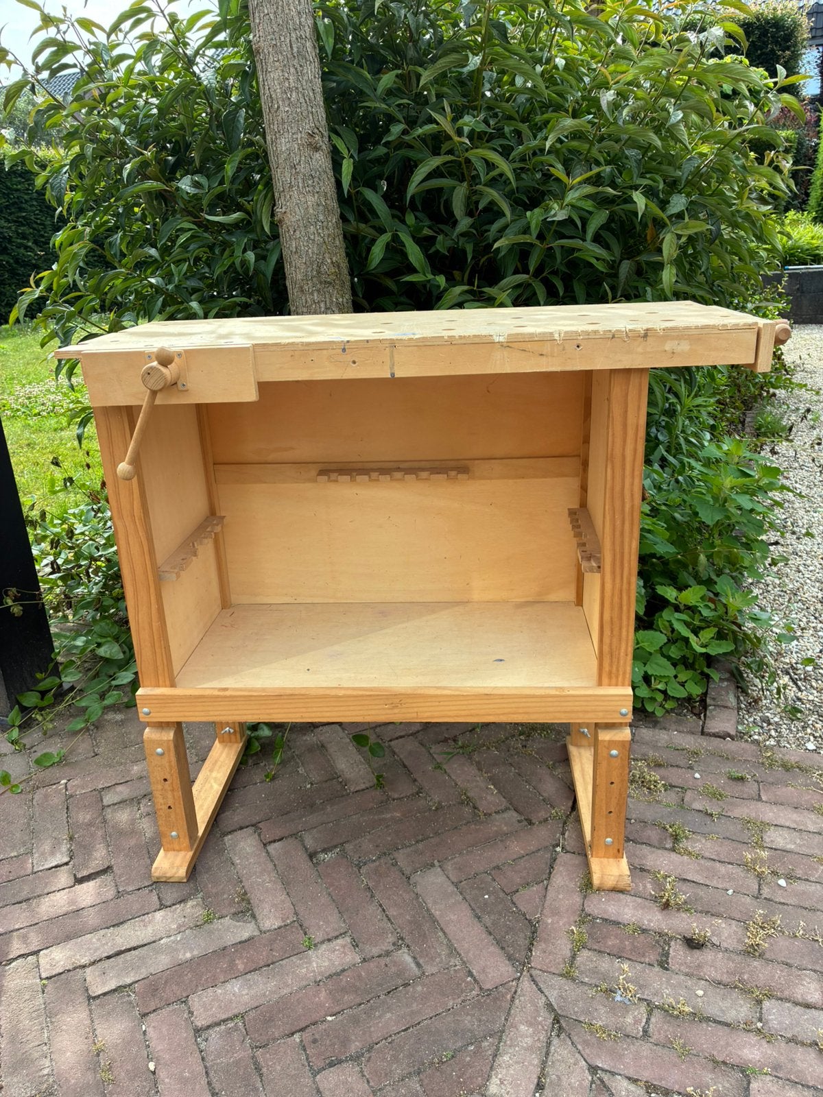 Houten werkbank voor kinderen, Kinderen en Baby's, Speelgoed | Houten speelgoed, Ophalen, Gebruikt