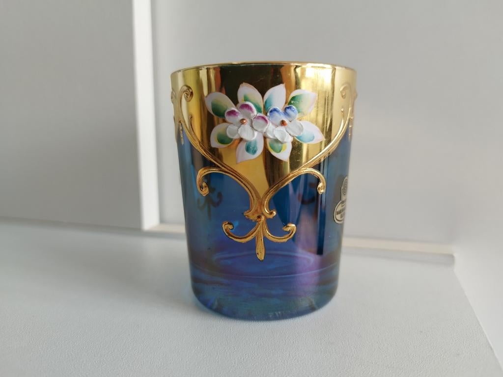 Palda Glas Made in Austria Ollern, 7,5 cm hoog en 6 cm breed, Ophalen of Verzenden