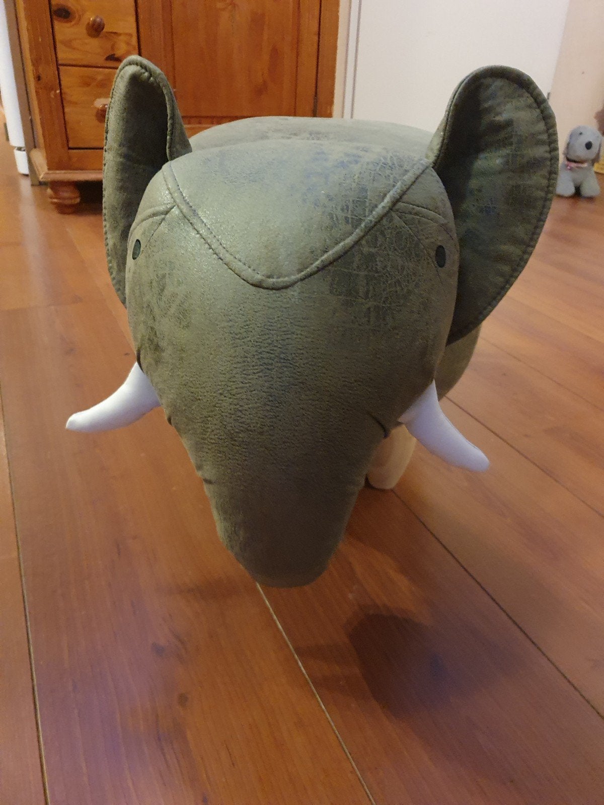 olifant poef  kruk zgan, Minder dan 50 cm, Rond, Minder dan 50 cm, Ophalen of Verzenden