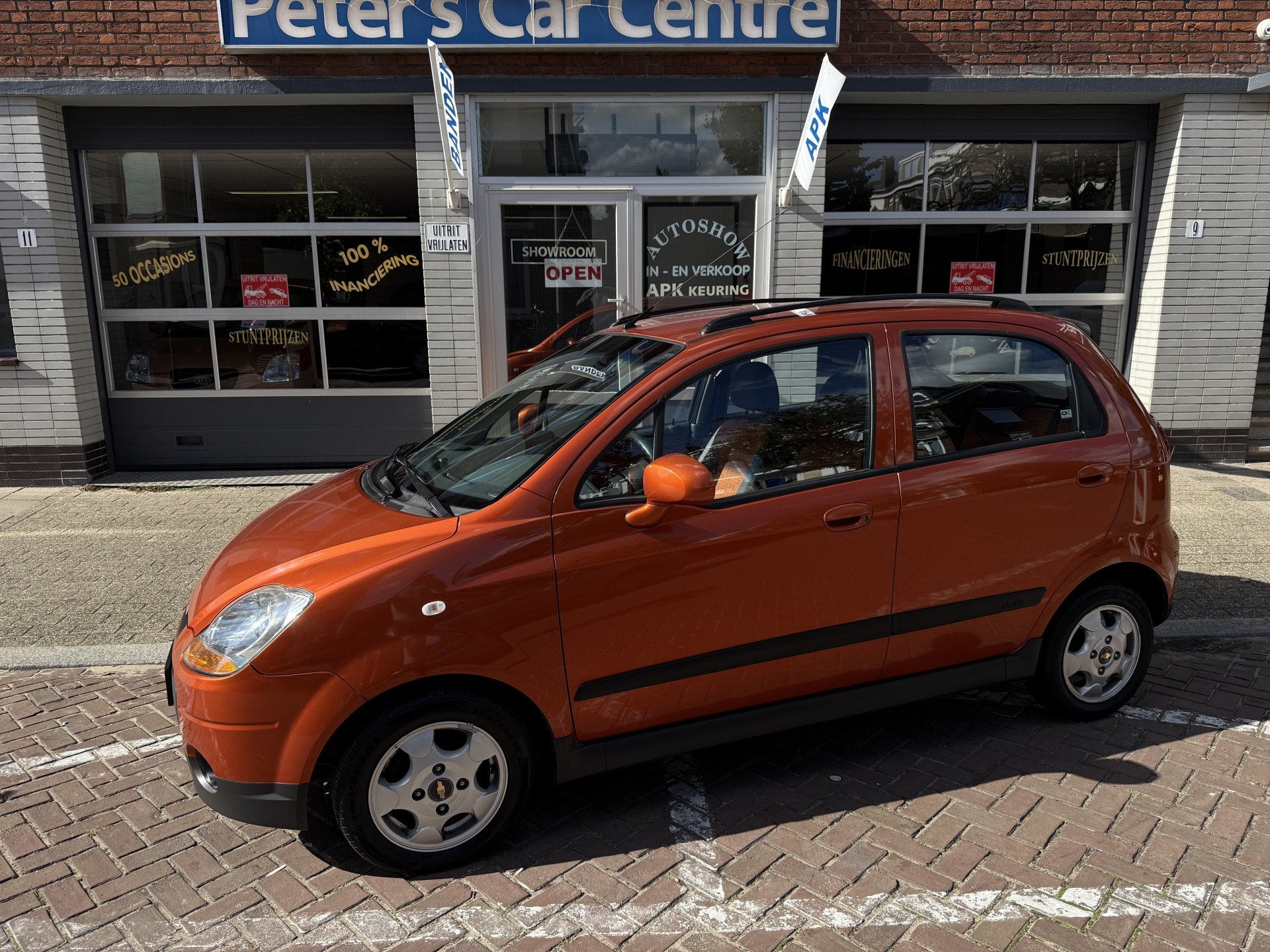 Chevrolet Matiz 0.8 Style (bj 2009, automaat), Euro 5, Stof, Gebruikt, Origineel Nederlands