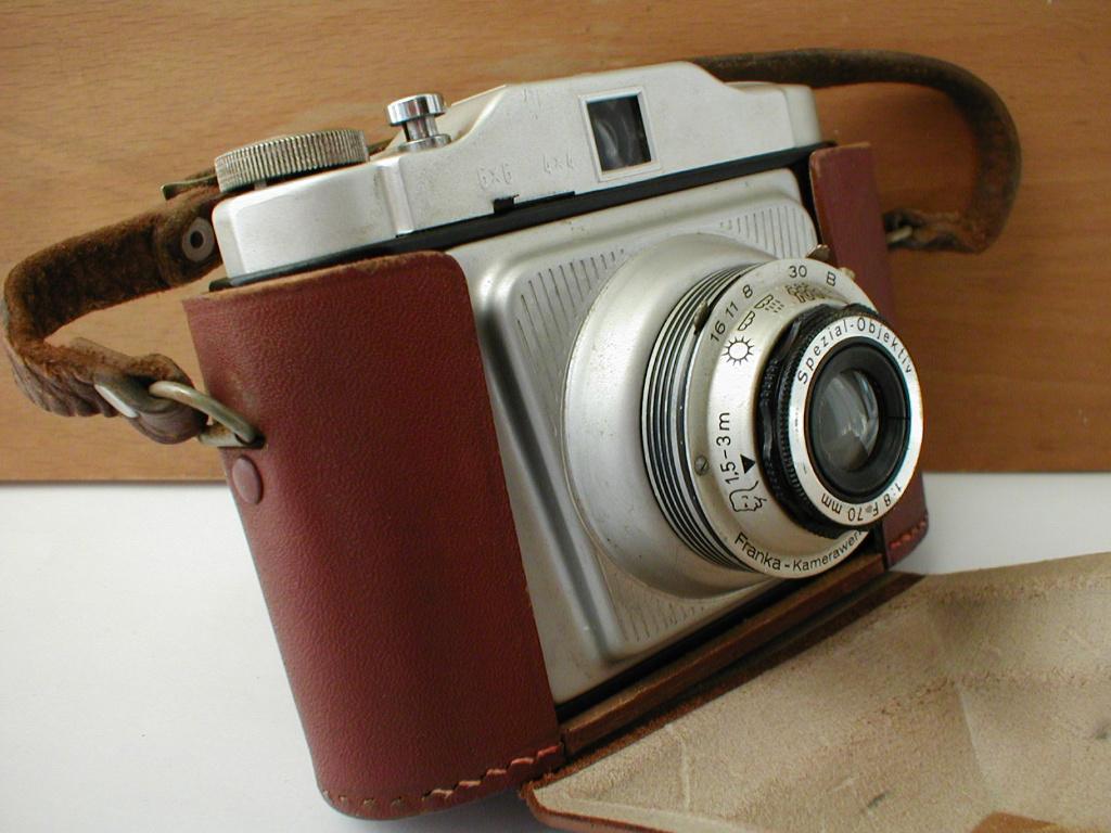 Franka Solida Record middenformaat fotocamera, Audio, Tv en Foto, Fotocamera's Analoog, Ophalen of Verzenden, Gebruikt, Compact