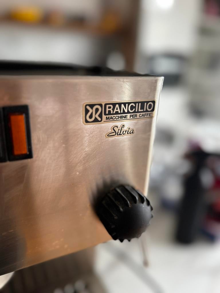 Rancilio Silvia V2 incl koffiemaler, Ophalen, Gebruikt, Espresso apparaat, Gemalen koffie