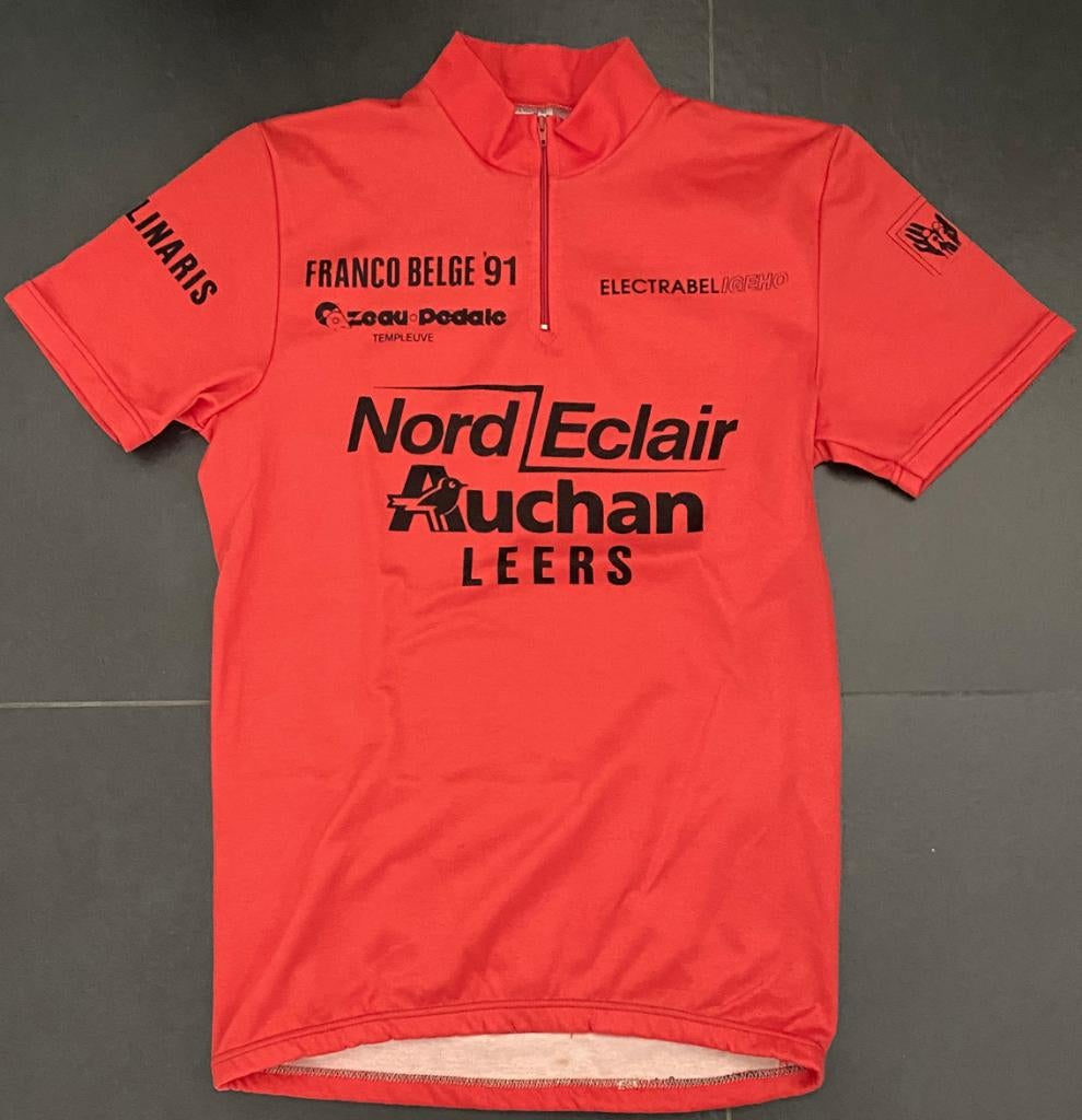 Wielertrui/wielershirt GP FRANCO-BELGE 1991 - leiderstrui, Ophalen of Verzenden, Overige typen