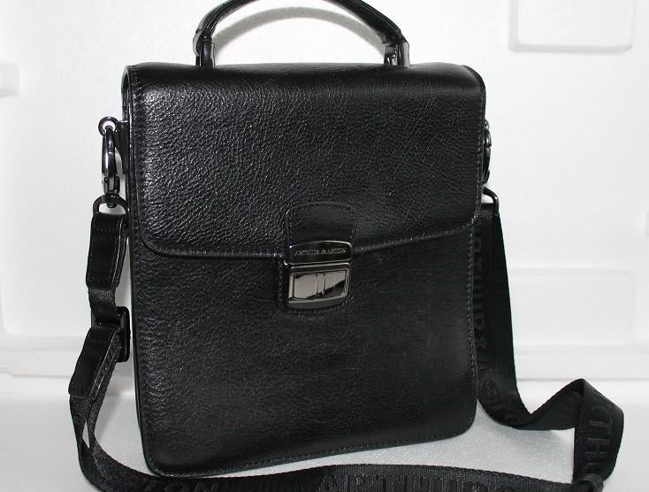 Arthur & Aston crossbody schoudertas - leder - nieuwstaat, Overige merken, Zwart, Nieuw, Ophalen of Verzenden