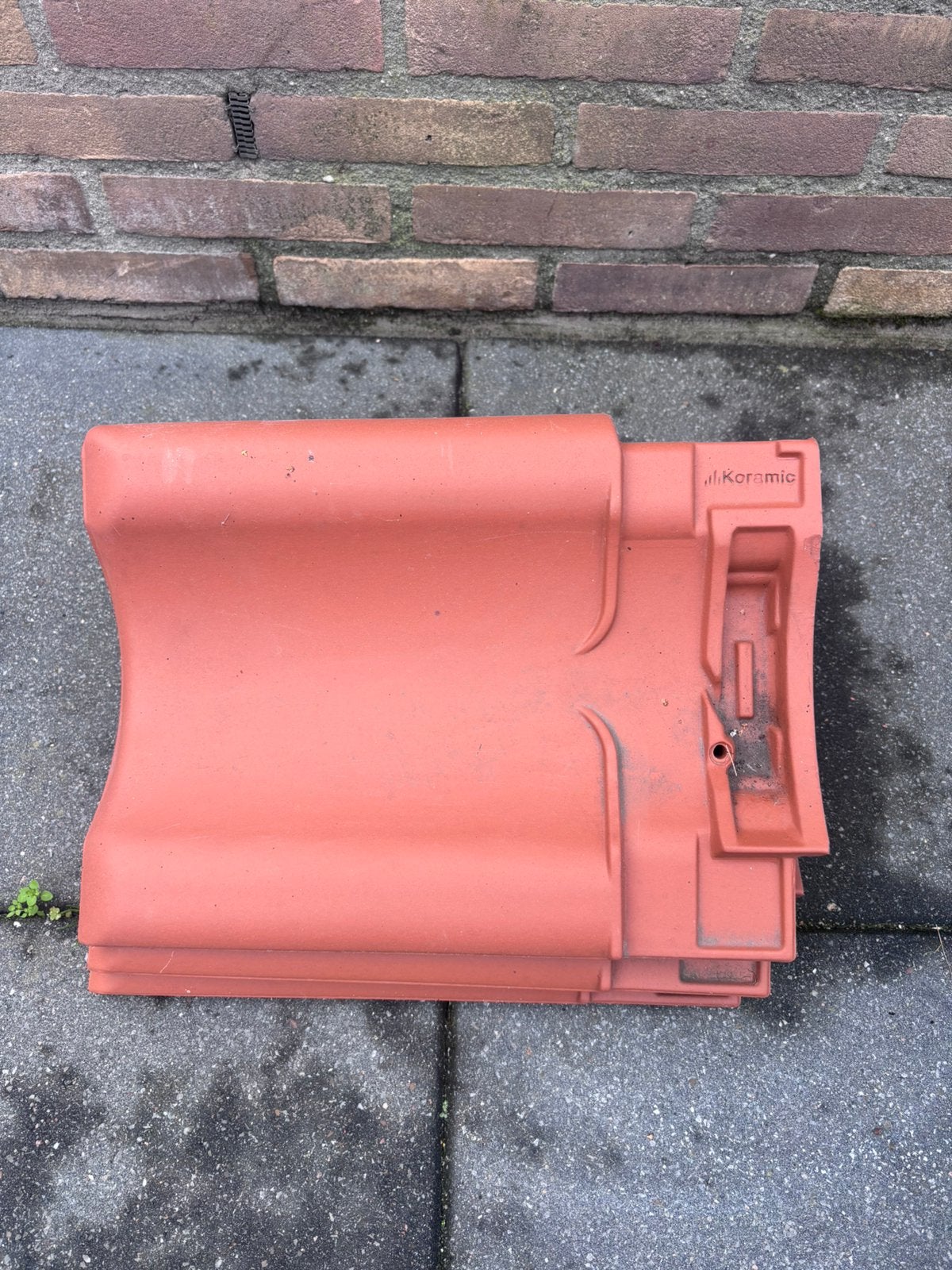 Koramic VHV Vario gevelpannen links- natuurrood- nieuw, Doe-het-zelf en Verbouw, Ophalen, Steen of Klei, Nieuw, Minder dan 5 m²