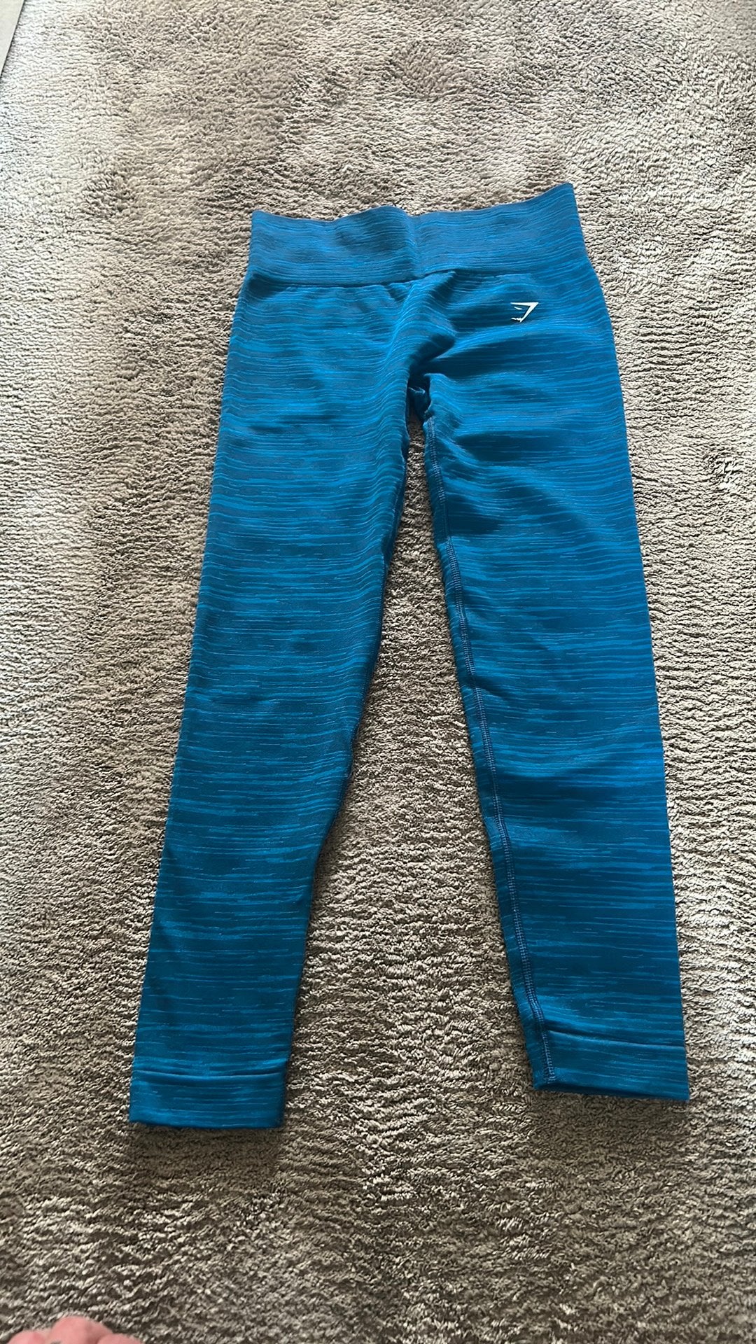 Mooie blauwe sportlegging  van Gymshark s/m, Kleding | Dames, Leggings, Maillots en Panty's, Legging, Maat 36/38 (S), Blauw, Ophalen of Verzenden
