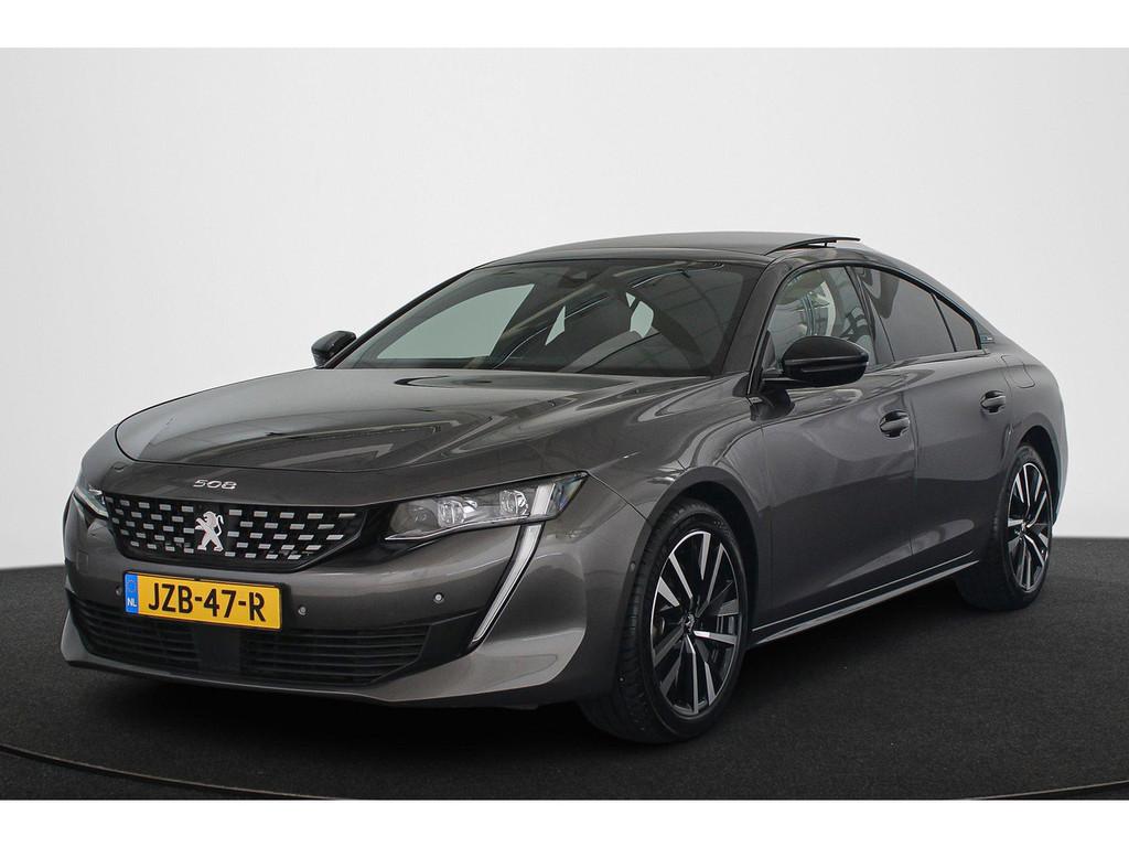 Peugeot 508 1.6 HYbrid GT SOH 99% Panoramadak FOCAL Massage, Automaat, Gebruikt, 4 cilinders, Bedrijf
