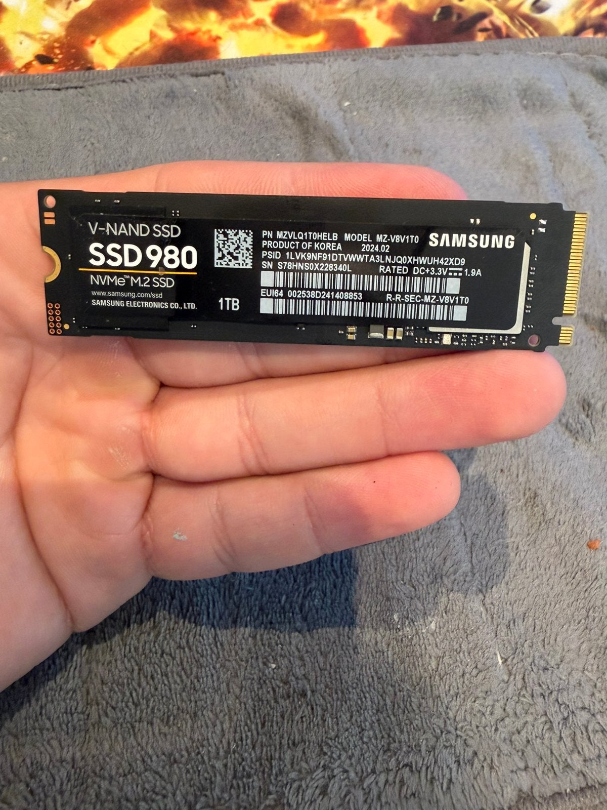 Snelle Samsung 980 1TB NVMe M.2 SSD | Uitstekende Staat, Computers en Software, Harde schijven, Ophalen, Intern, SSD, Zo goed als nieuw