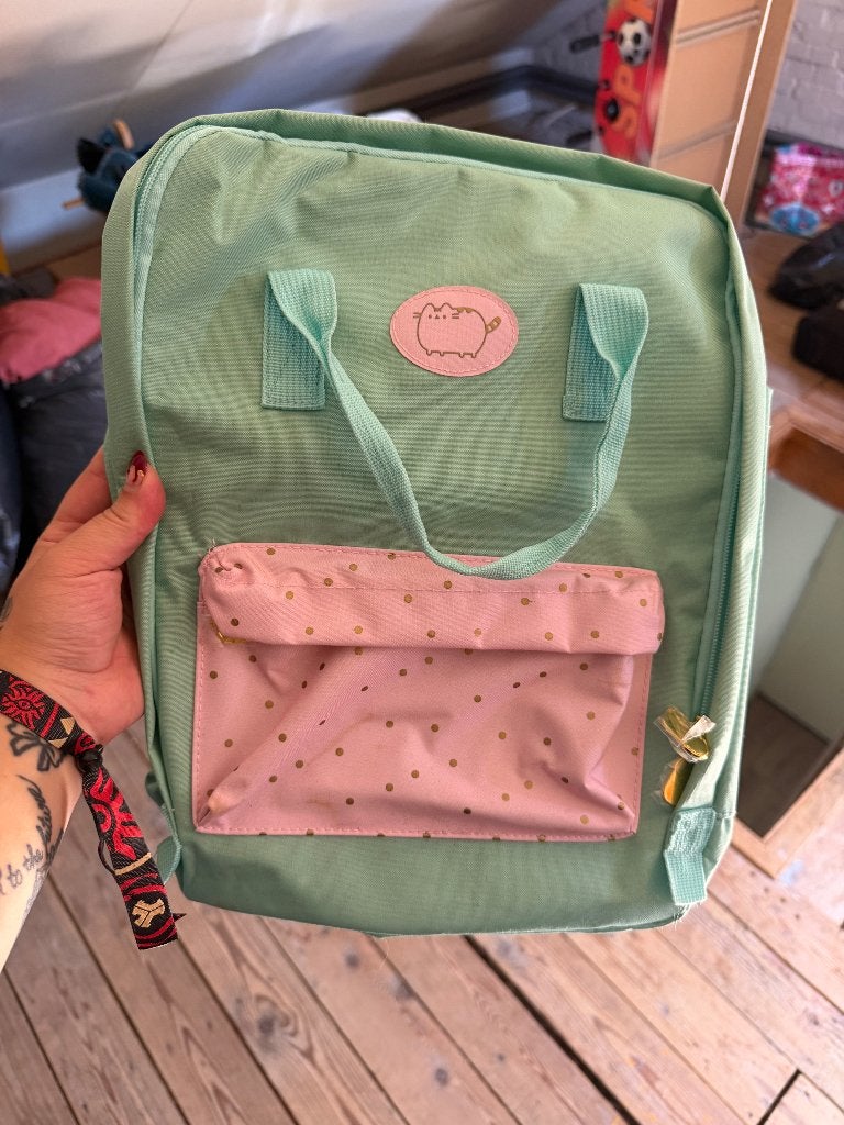Pusheen rugzak nieuw, Ophalen of Verzenden, Zo goed als nieuw, Groen, Overige merken