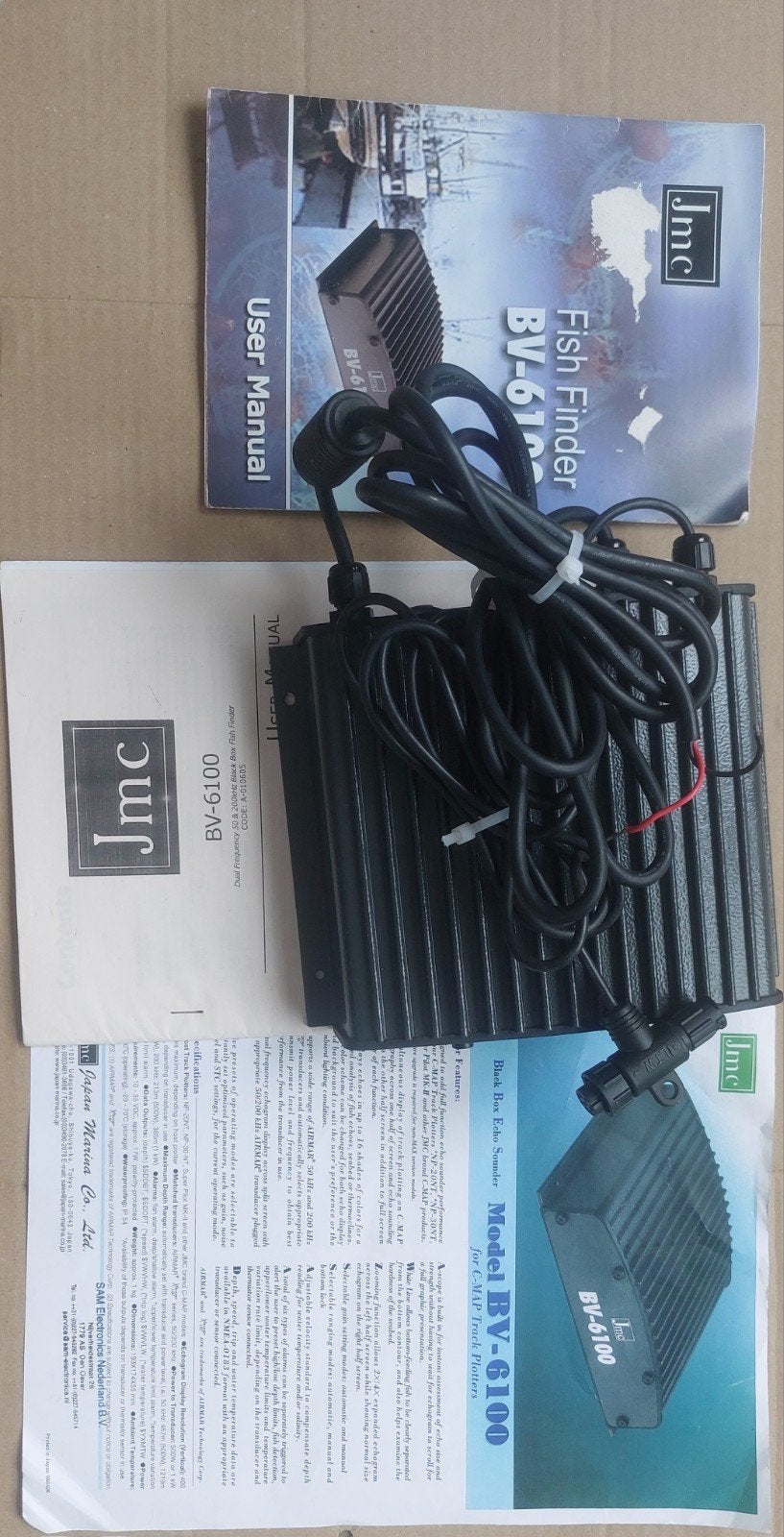 JMC Black box Echosounder BV-6100, Ophalen of Verzenden, Zo goed als nieuw, Kaartplotter of Fish Finder