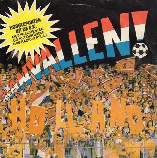 Aanvallen ( ek voetbal 1988), Fotohoes, Overige genres, 7 inch, Ophalen of Verzenden
