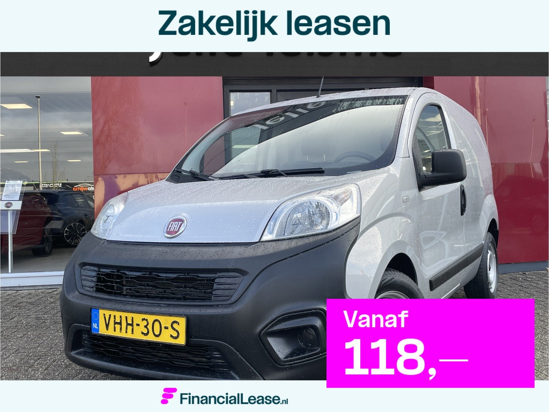 Fiat Fiorino 1.3 MJ Basis | Navigatie | Airco |, Voorwielaandrijving, Stof, Gebruikt, 4 cilinders
