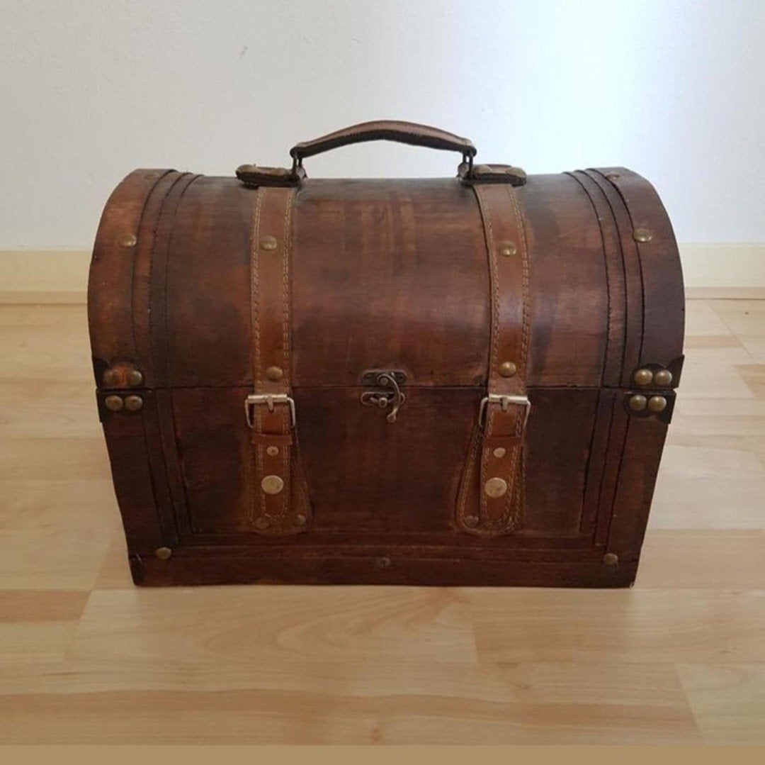 Houten koffer / kist, Ophalen of Verzenden, 50 tot 100 cm, Minder dan 50 cm, Minder dan 50 cm