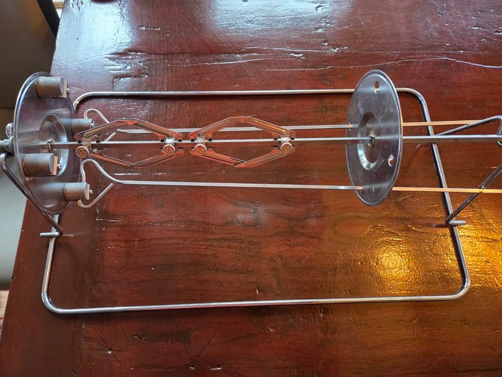 Grill spit rvs nieuw, Wandkapstok, Nieuw, Ophalen of Verzenden, Minder dan 100 cm