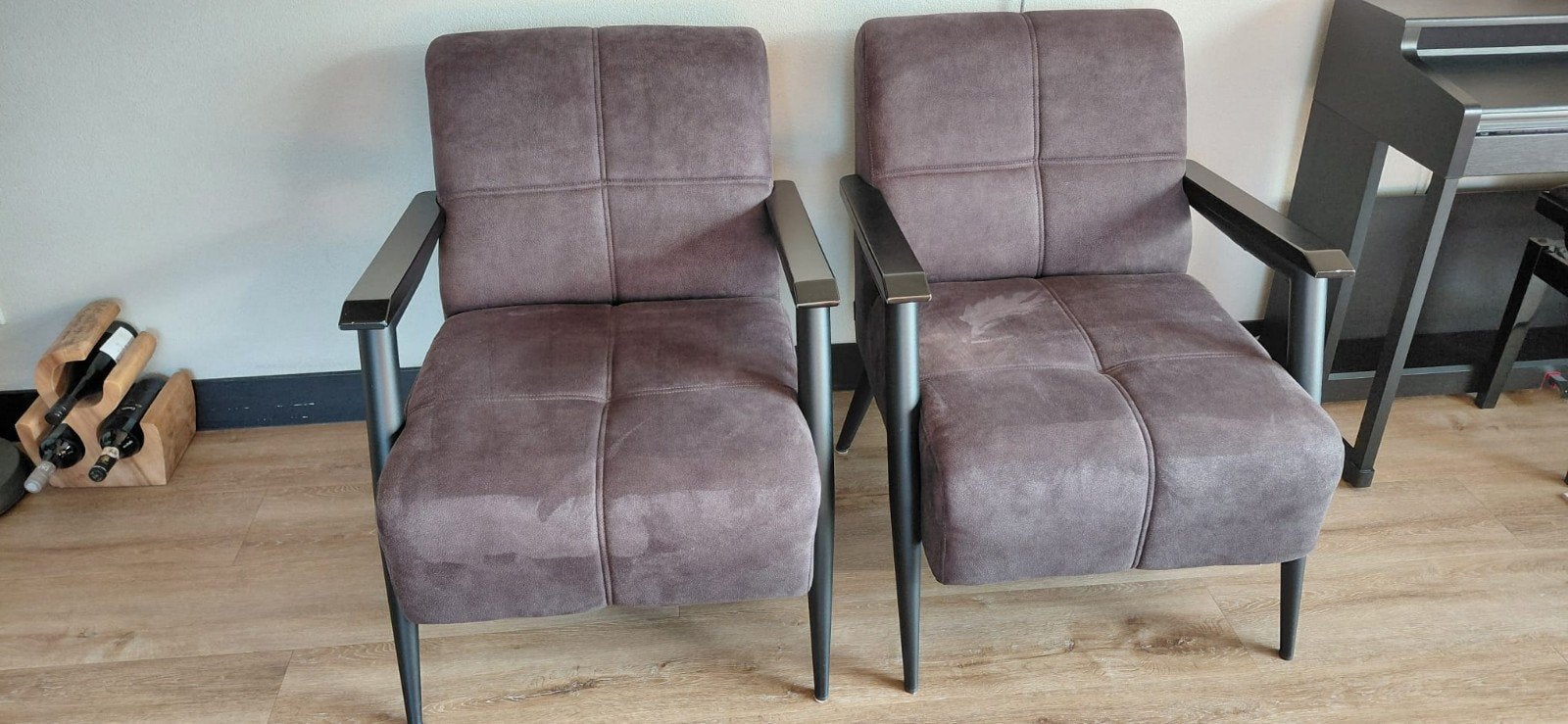 2 stuks fauteuil, Ophalen of Verzenden, Zo goed als nieuw, 75 tot 100 cm, 50 tot 75 cm