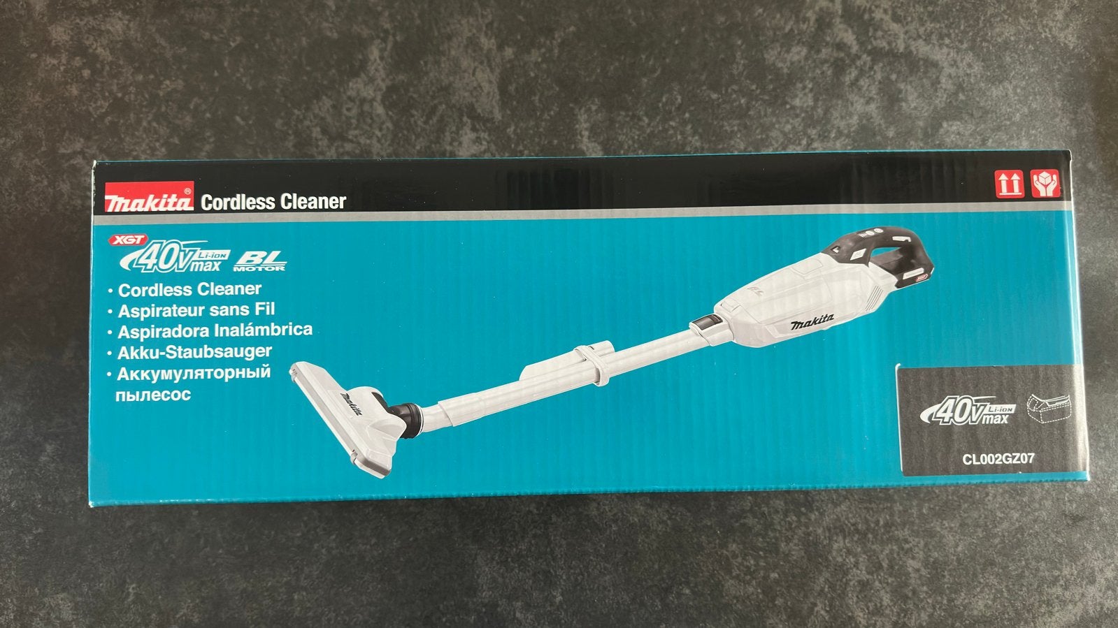 Makita CL002GZ07 Accu Steelstofzuiger 40V Max XGT, Witgoed en Apparatuur, Stofzuigers, Ophalen of Verzenden, Minder dan 1200 watt