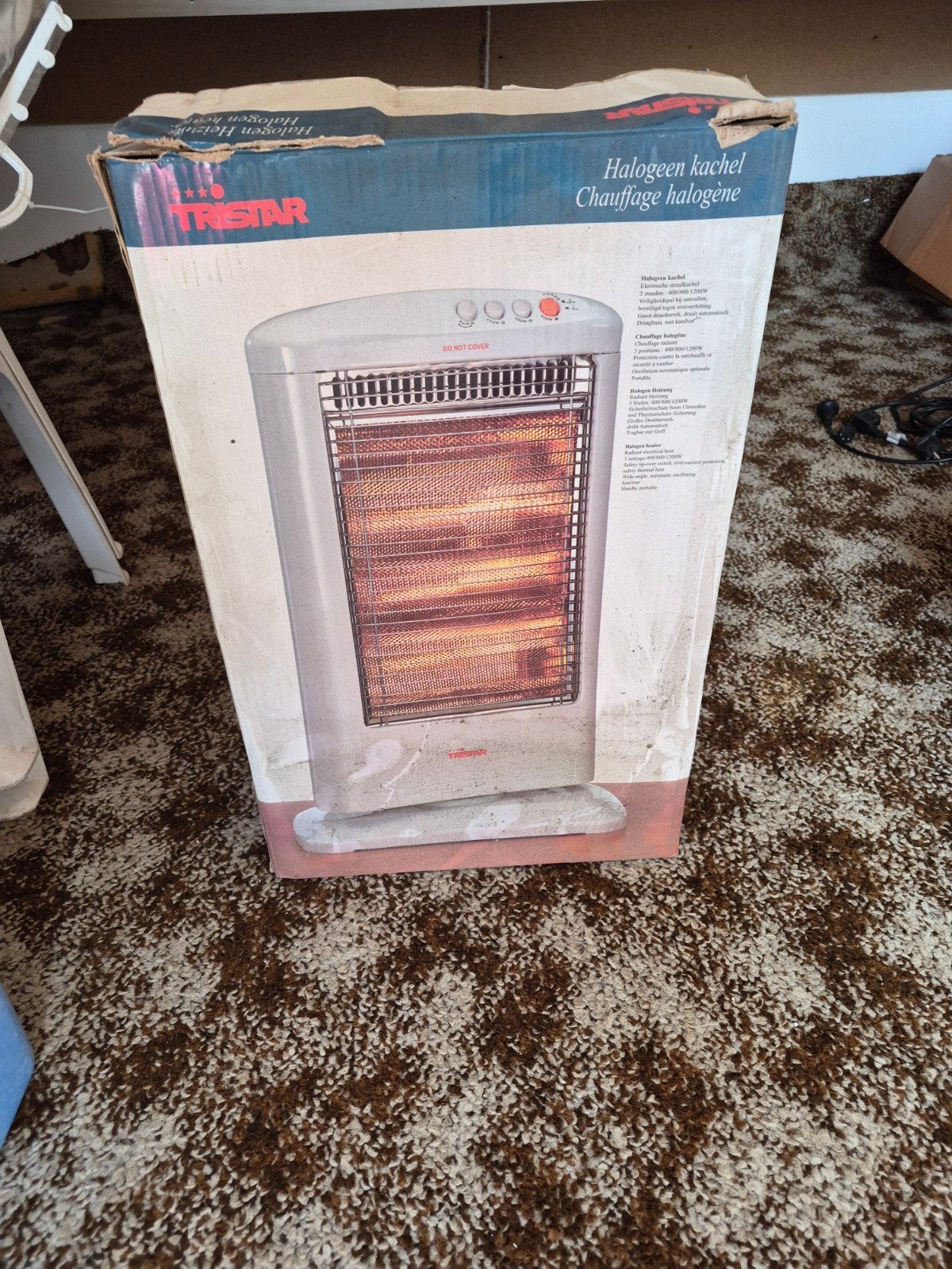 Tristar Halogeen Kachel - Compacte en Efficiënte Verwarming, Ophalen, 30 tot 80 cm, Gebruikt, Kachel