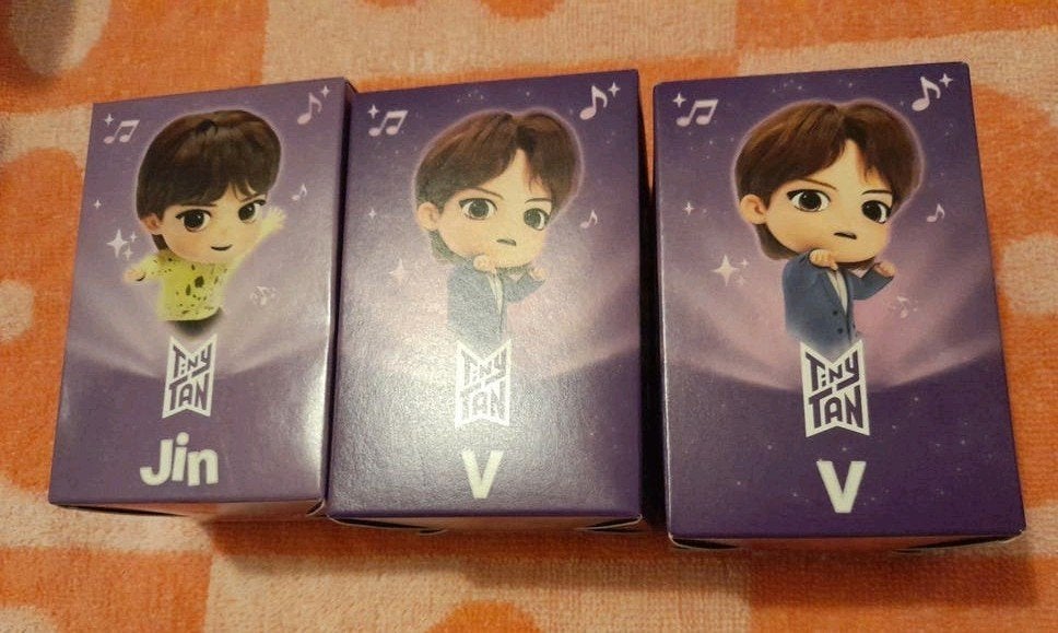 BTS TinyTAN McDonald's Happy Meal Figuren - Jin & V, Ophalen of Verzenden, Nieuw