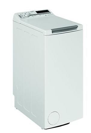 Whirlpool wasmachine bovenlader TDLR 7221BS 6.5 kg 1200 rpm, Ophalen, Gebruikt, Bovenlader, 85 tot 90 cm